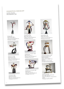 GEOFFREY BARTLETT -Exhibition Checklist