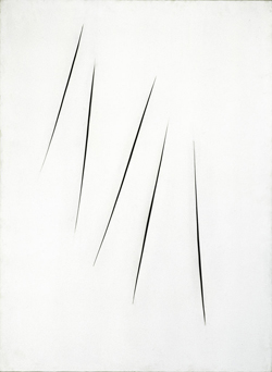 Lucio Fontana - Concetto spaziale, Attese, 1965