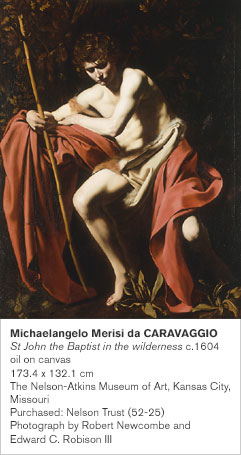 Michaelangelo Merisi da CARAVAGGIO - St John the Baptist in the wilderness