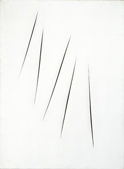 Lucio FONTANA - Concetto spaziale, Attese 1965