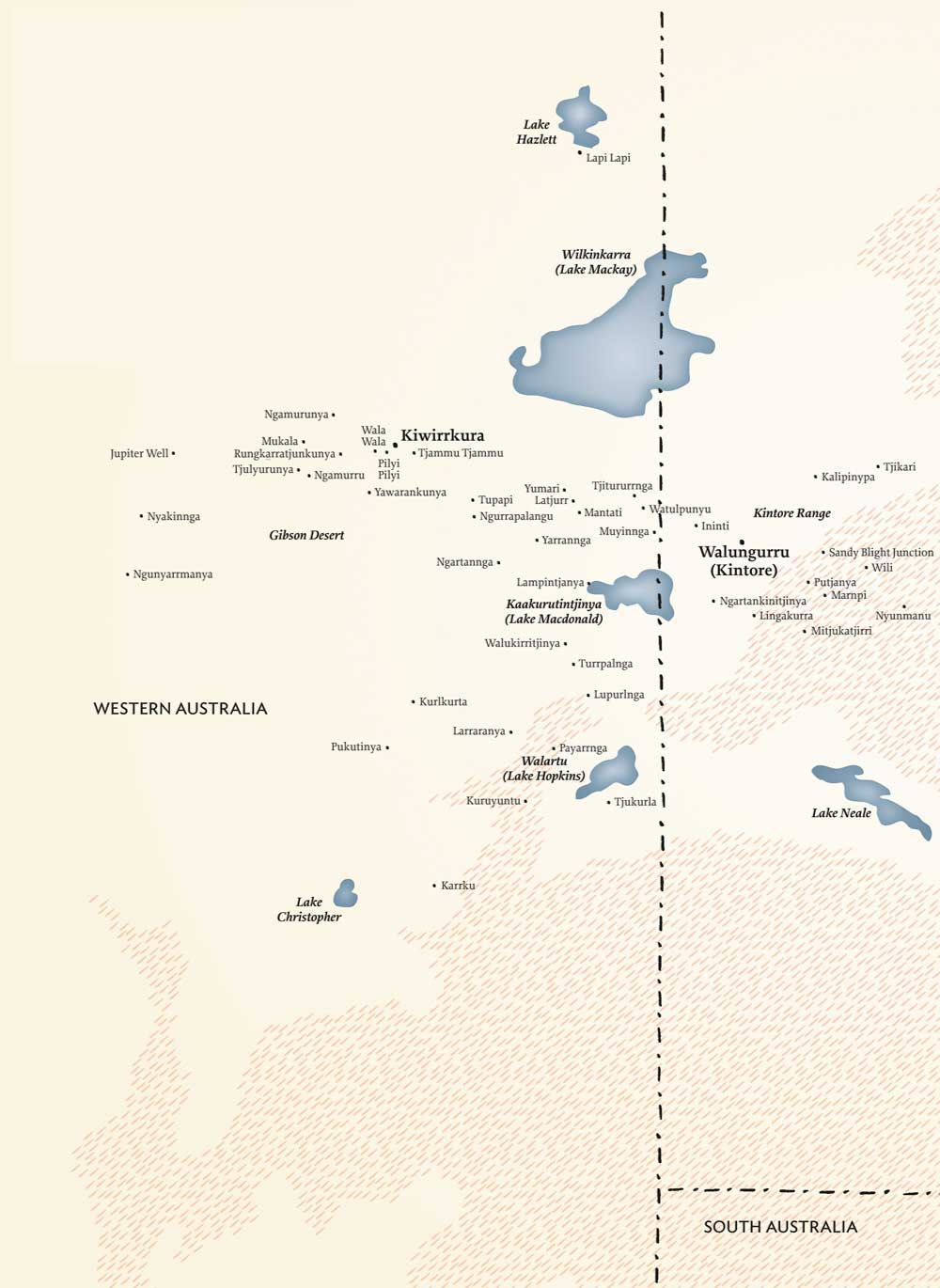 Tjukurttjanu map