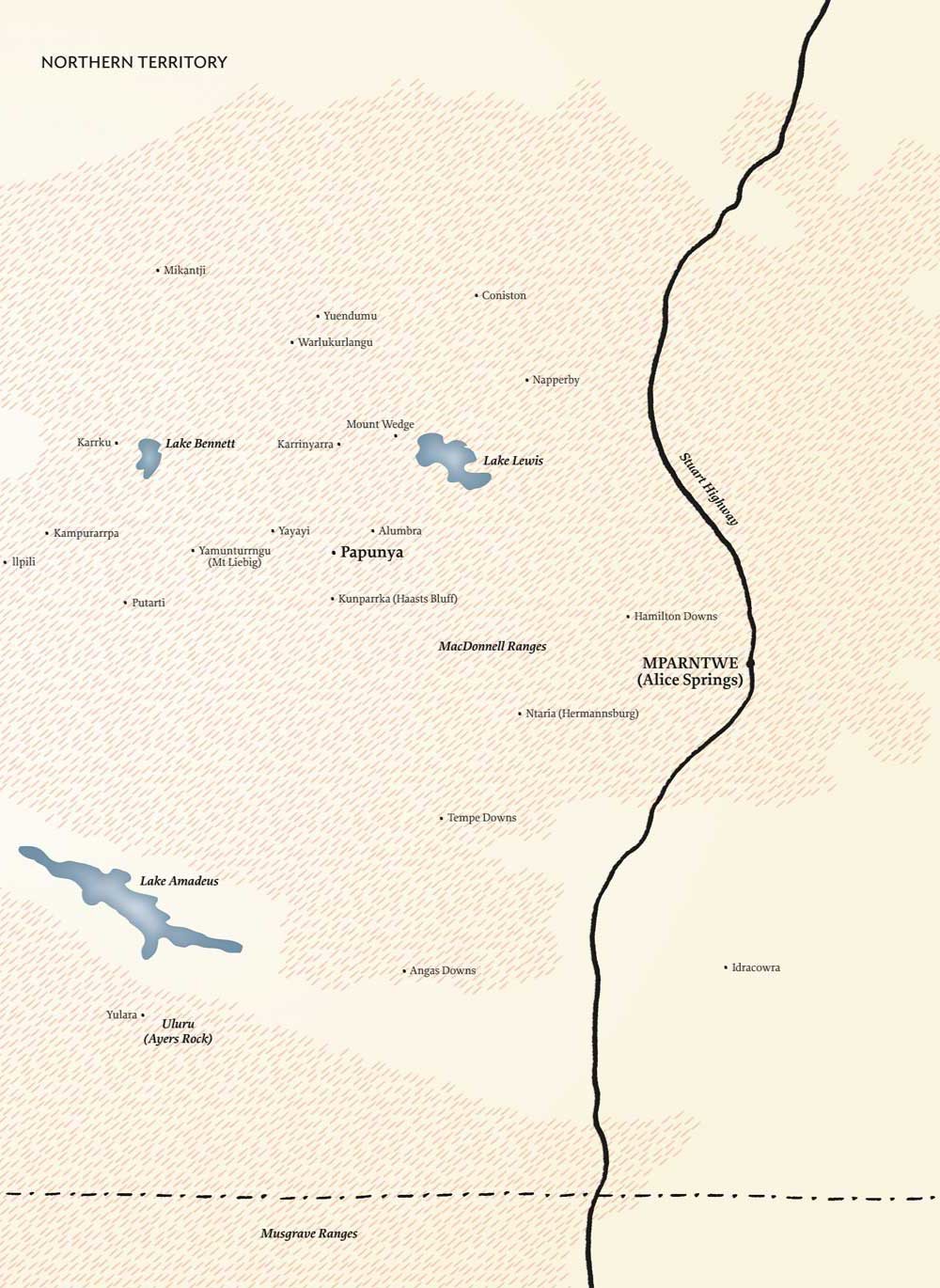 Tjukurttjanu map