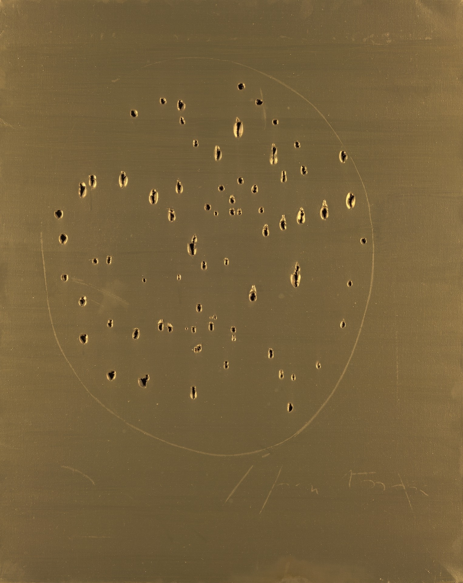 Lucio FONTANA
Spatial concept (1964-1965) 