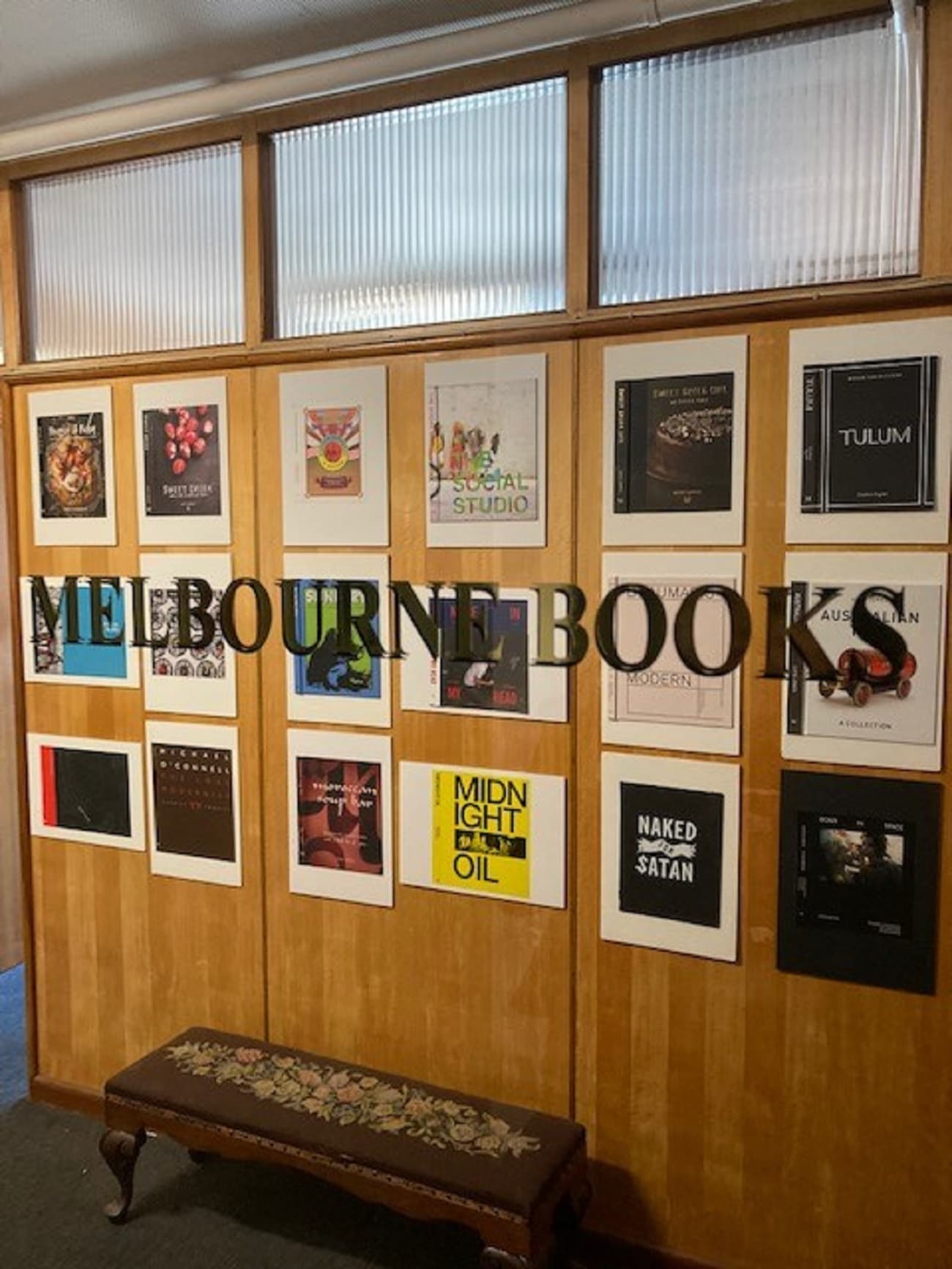 Looking through the office door, image courtesy of Melbourne Books