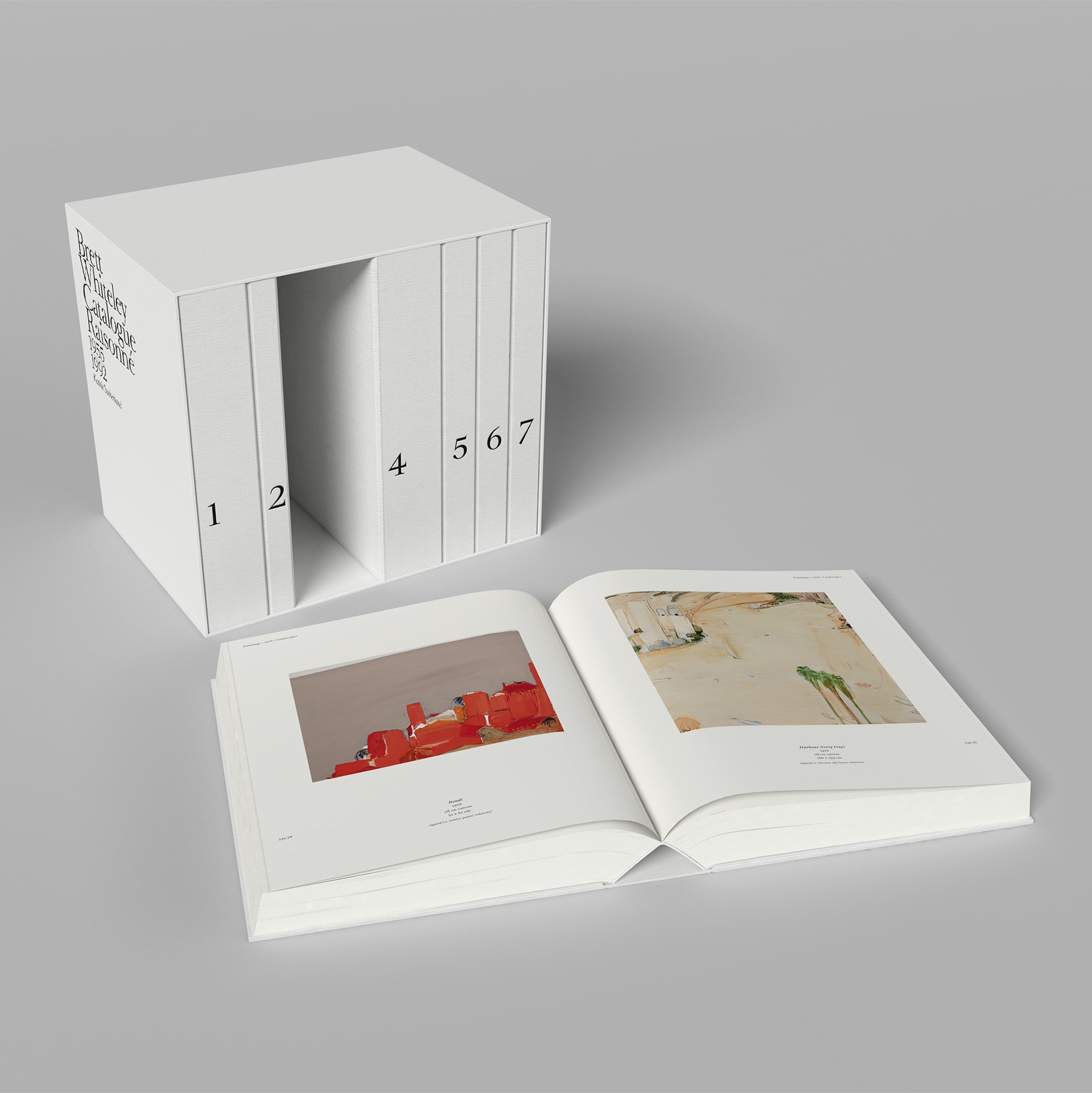 Photo: Brett Whiteley: Catalogue Raisonné: 1955–1992, edited by Kathie Sutherland, individually numbered box set of 7 books, 25 kgs, 3000 pp, limited release of 1000 copies. Courtesy of Schwartz City