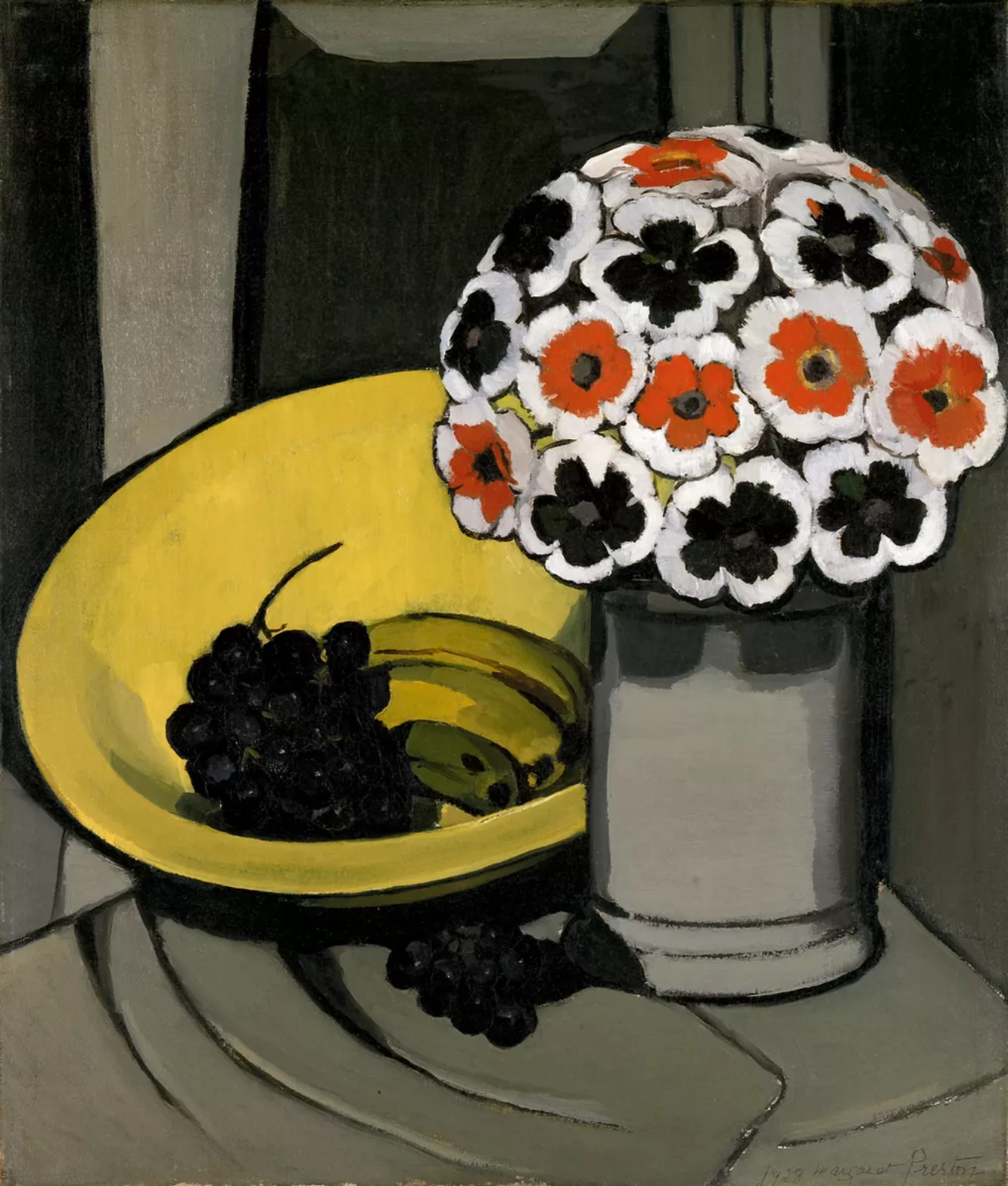 Margaret Preston<br />Australia 1875 – 1963<br />Aboriginal flowers 1928<br />oil on canvas