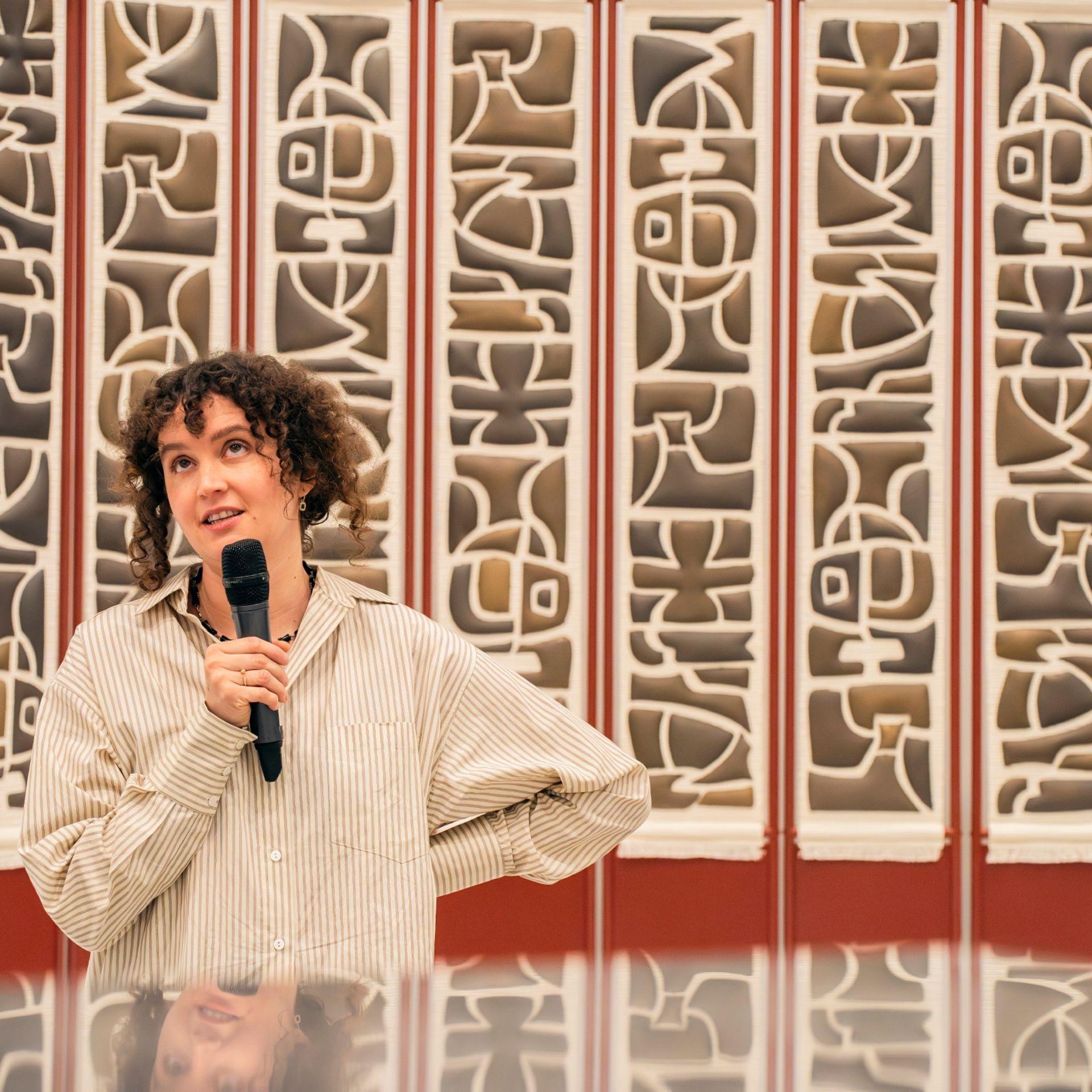 Nicole Lawrence at Rigg Design Prize 2025 Designers Talk and Tour Photo Gregory Lorenzutti