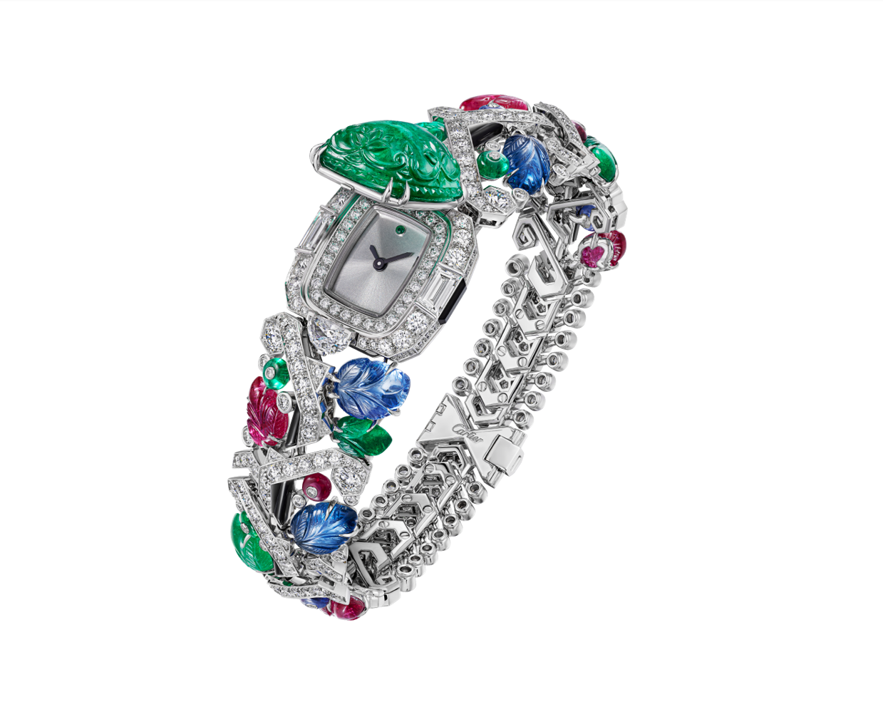 Cartier Paris, <em>Secret watch</em>, 2024. Collection of Mrs. Lolita Younes © Cartier. Photo Antoine Pividori