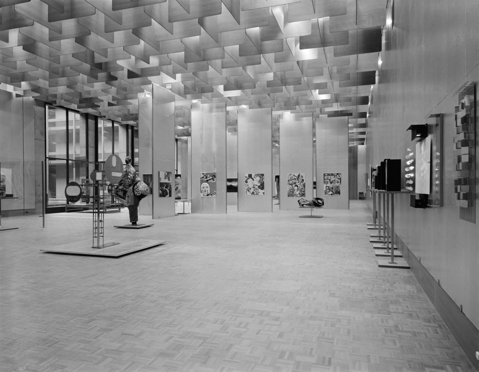Installation view <em> Trois Tendances de L’Art Français Contemporain</em>, 29 Apr – 1 Jun 69