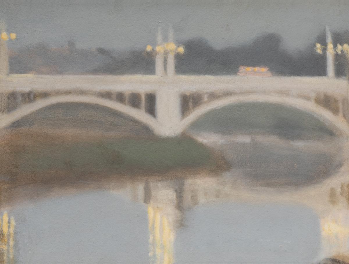 Clarice Beckett,<em> Evening, Church Street Bridge </em> c. 1930